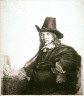 Rembrandt Harmensz van Rijn / Jan Asselyn, Painter / circa 1647