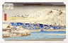 after Hiroshige / Uneo Toeizan Shinobazu-ike (Toeizan Temple and Shinobazu Pond, Ueno) - Pl. B from the portfolio Eight Snow Scenes in the Eastern Capital / 18th - 19th century