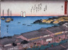 Hiroshige / Shinagawa,  no. 2 from a series of Fifty-three Stations of the Tokaido (Tokaido gojusantsugi) / circa 1838 - 1840