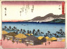 Hiroshige / Oiso, no. 9 from a series of Fifty-three Stations of the Tokaido (Tokaido gojusantsugi) / circa 1838 - 1840