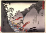 Hiroshige / Hakone, no. 11 from a series of Fifty-three Stations of the Tokaido (Tokaido gojusantsugi) / circa 1838 - 1840