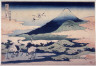 Hokusai / Fuji with Umezawa Marsh on the Left in Sagami Province (Soshu umezawa hidari),   from the series Thirty-six Views of Mt. Fuji (Fugaku sanjurokkei) / circa 1831 - 1834