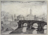 Giovanni Battista Mercati / Ponto resto di Santa Maria (Remains of the Santa Maria Bridge[ Ponte Rotto]), pl. 32 from the series Alcune vedute et prospettive di luoghi dishabitati di Roma (Some Views and Perspectives of the Uninhabited Places of Rome) / 1629