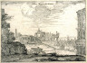 Giovanni Battista Mercati / Pallazo Maggiore da Lontano (Palazzo Maggiore from a Distance), pl. 33 from the series Alcune vedute et prospettive di luoghi dishabitati di Roma (Some Views and Perspectives of the Uninhabited Places of Rome) / 1629