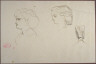 Pierre-François Eugène Giraud / Portrait Studies of a Young Woman / circa 1850