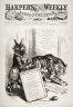 Thomas Nast / "Fixing Things"- A Proper Steering Apparatus Found / 1876