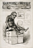 Thomas Nast / A Box Stew; or An Enviable Position / 1876