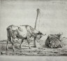 Wouter Joannes van  Troostwyk / Cows in landscape / 1810