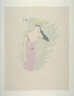 Henri de Toulouse-Lautrec / Yvette Guilbert, dans Colombine à Pierrot,  from the Fourth Edition, 1950 / 1894