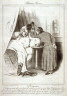 Honoré Daumier / Le Bonjourien, no. 1 from the series Flibustiers Parisiens, published in Le Charivari 18 October 1835 / 1835