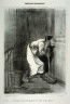 Honoré Daumier / Ah bah! . . .... Le locataire du premier, qui prend la taille ý mon ýpouse!..., (no. 20) from the series ýMOTIONS PARISIENNES., published in Le Charivari  18 December 1839 / 1839