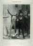 Honoré Daumier / (En choeur)  Le soleil est si beau!..., no. 3 from the series LES MUSICIENS DE PARIS / 1841