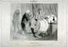 Honoré Daumier / La dernière épreuve no. 86 from the series Actualités published in Le Charivari, 23 January 1842 / 1842