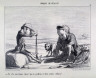 Honoré Daumier / En v'la une bonne chasse! pas un perdreau et deux procès verbaux!... no. 13 from the series Croquis de chasse published in Le Charivari  5 December 1853 / 1853