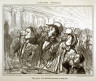 Honoré Daumier / Vue prise à la buvette pendant la canicule no. 22 from the series L'exposition Universelle / 1855