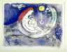 Marc Chagall / Paysage bleu / 1958