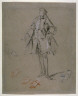 Nicolas Lancret / Studies of an Actor (Grandval ?) / circa 1739