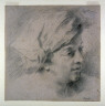 attrib. to Jerome-Francois Chantereau / Study of Male Head / 18th Century