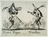 Jacques Callot / One from Balli di Sfessania-complete set / 1621