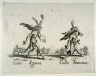 Jacques Callot / One from Balli di Sfessania-complete set / 1621