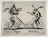 Jacques Callot / One from Balli di Sfessania / 1621