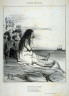 Honoré Daumier / L'abandon d'Ariane no. 24 from the series Histoire ancienne / 1842