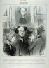 Honoré Daumier / Charmé de se voir exposé..., no. 52 from the series ACTUALITÉS / 1841