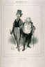 Honoré Daumier / Oncle et Neveu no 1 of the series Proverbes de famille published in La Caricature, 31 May 1840 / 1840