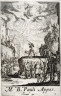 Jacques Callot / (One from) The Martyrdom of the Apostles (M.B.   Pauli Appost.) / 1634