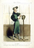 Honoré Daumier / Le Coiffeur, pl. 12 from the series Types Français / 1836