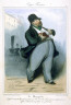 Honoré Daumier / Le Banquier, pl. 6 from the series Types Français / 1835