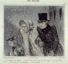 Honoré Daumier / Tu m'embêtes, mon épouse!.... no. 50 of the series Types Parisiens / 1843