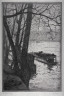 Walter Zeissing / Foggy Morning on the Seine, Paris / 19th - 20th century