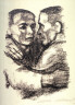 Kæthe Kollwitz / Verbrüderung (Brotherhood) / 1924