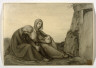 Philipp Veit / Study for "Die beiden Marien am Grabe" / circa 1847