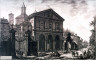 Giovanni Battista Piranesi / Veduta.della Basilica di S. Sebastiano fuori delle mura di Roma, su la via Appia (View of the Basilica of S. Sebastian outside the walls of Rome, on the Via Appia) from Vedute di Roma (Views of Rome) / 1750