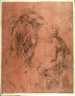 Ventura  Salimbeni / Figure Studies of a Man and a Woman / 16th - 17th century