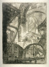 Giovanni Battista Piranesi / The Smoking Fire, plate VI, from the series Carceri / 1749 - 1760