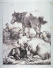 Francesco Londonio / Plate 14 from a set of etchings of Animals and Peasants / 1759