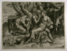 Cornelis Cort / Lot and His Daughters / early 17th century