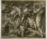 Guillaume Courtois / The Raising of Lazarus / mid 17th century