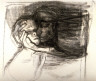 Kæthe Kollwitz / Abschied (Farewell), study for the etching, Tod, Frau und Kind (Death, Mother, and Child) / 1910