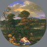 Giovanni Francesco Grimaldi / Landscape with Venus and Cupid / circa 1651