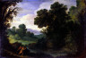 Paulus Bril / Landscape with Pan and Syrinx / circa 1620