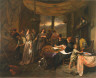 Jan Steen / The Marriage of Tobias and Sarah (The Marriage Contract) / circa 1673