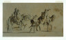 after Jacques Callot / Les Bohemiens (Procession) / 16th - 17th century