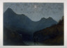 William John Chamberlayne / A Cloudy Moonlight View on the Port Louis Road, Moka District ( Mauritius) / 19th - 20th century