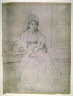 attrib. to Henry Edridge / Portrait of the Countess of Coventry (Presumed) / 18th - 19th century