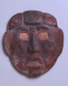 Unknown / Carved stone mask with shell eyes / 3rd - 6th century