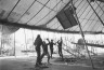 Lawrence Migdale / Setting Up Circus Tent-Circus Knie / 1976